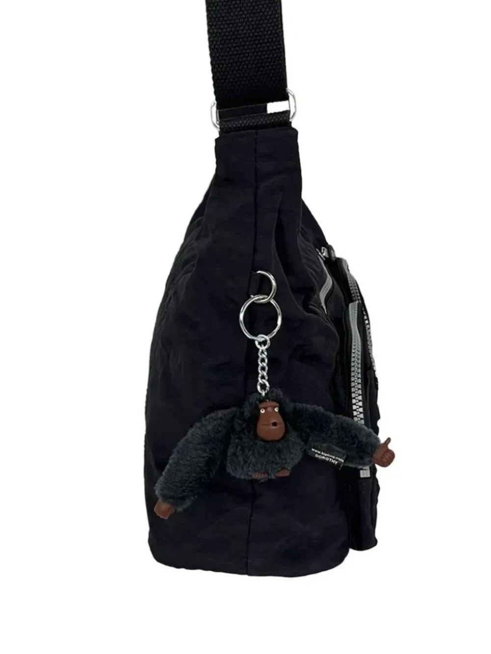 Kipling Navy Nylon Shoulder Bag